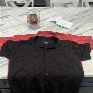 Van Heusen Men's Black Shirt, Men’s Mauve Shirt